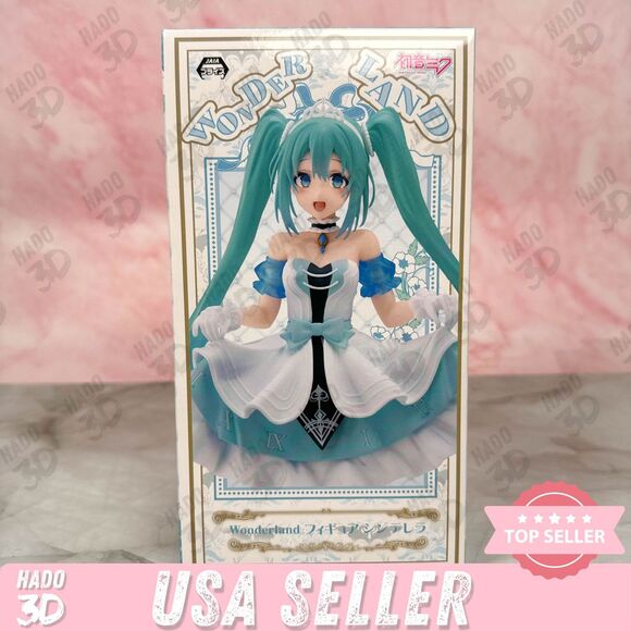 Hatsune Miku Wonderland Cinderella Version figure Japan Vocaloid Prize NEW US - Picture 1 of 7
